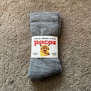 Pacas Gray Alpaca Socks